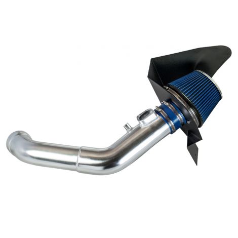 Cold Air Intake System with Heat Shield Kit + Filter Combo BLUE Compatible For 12-15 BMW 335i / 14-16 435i / 13-16 M135i / 14-16 M235i / 16-18 M2