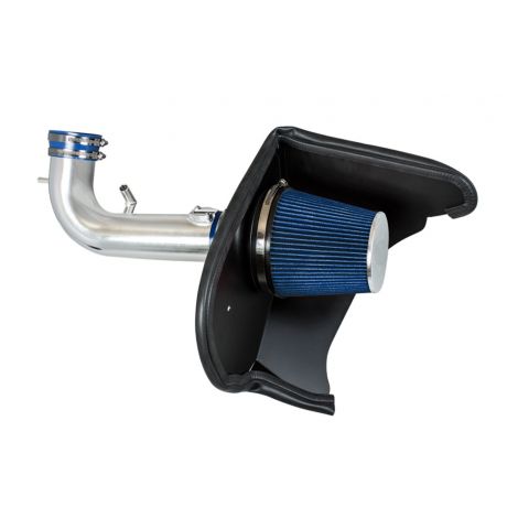 Cold Air Intake System with Heat Shield Kit + Filter Combo Blue Compatible For 16 17 18 19 20 21 Chevy Camaro 3.6L V6