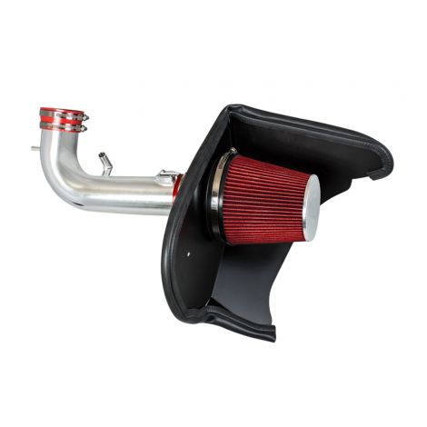Cold Air Intake System with Heat Shield Kit + Filter Combo Red Compatible For 16 17 18 19 20 21 Chevy Camaro 3.6L V6