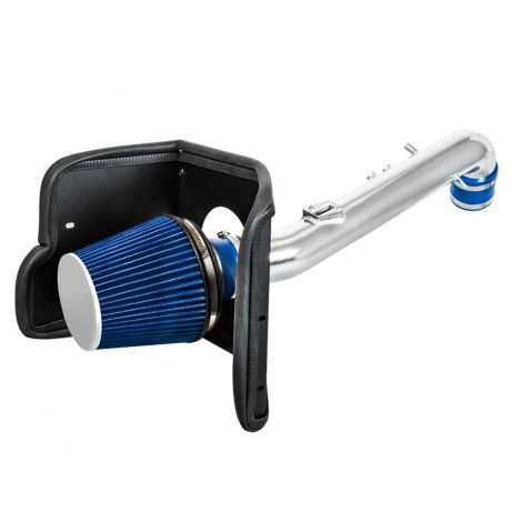 Cold Air Intake System with Heat Shield Kit + Filter Combo BLUE Compatible For 05-20 Toyota Tacoma 2.7L