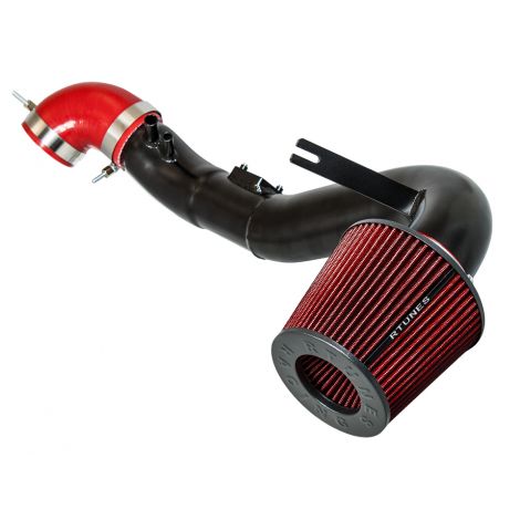 RTUNES RACING BLACK PIPE COLD AIR INTAKE + FILTER Compatible For 06-11 Honda Civic Si 2.0L I4