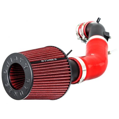 RTUNES RACING BLACK PIPE COLD AIR INTAKE + FILTER Compatible For 10-12 MAZDA 3 2.5L L4