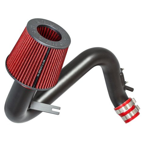 RTUNES RACING BLACK PIPE COLD AIR INTAKE + FILTER Compatible For 07-13 Mazda Mazdaspeed 3 2.3L L4 Turbo