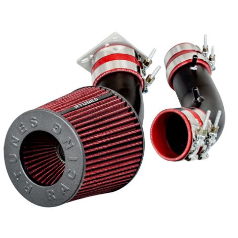 RTUNES RACING BLACK PIPE COLD AIR INTAKE + FILTER Compatible For 88-95 Toyota 4Runner / Pick Up / T100 3.0L V6