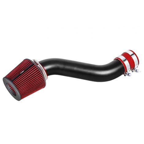 RTUNES RACING BLACK PIPE SHORT RAM AIR INTAKE + FILTER Compatible For 97-02 Jeep Wrangler 2.5L I4