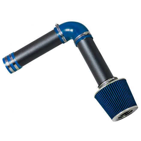RW SERIES - MATTE BLACK PIPE BLUE - SHORT RAM INTAKE Compatible For 04-08 ACURA TL/RL