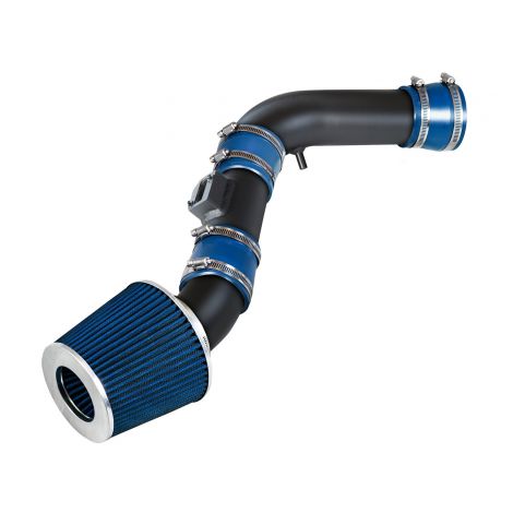 RW SERIES - MATTE BLACK PIPE BLUE - SHORT RAM INTAKE Compatible For 07-12 Chevrolet Colorado/GMC Canyon/Hummer H3/H3T 3.7L I5
