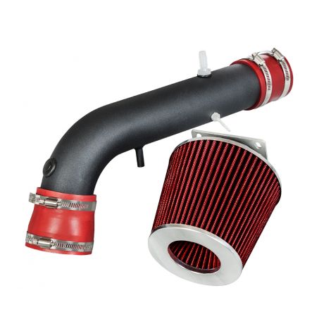 RW SERIES - MATTE BLACK PIPE RED - SHORT RAM INTAKE Compatible For 96-99 TOYOTA 4RUNNER / TACOMA
