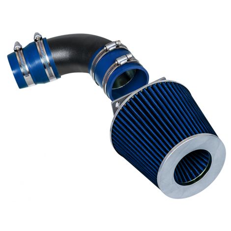 RW SERIES - MATTE BLACK PIPE BLUE - SHORT RAM INTAKE Compatible For 87-91 TOYOTA Camry 2.0L L4