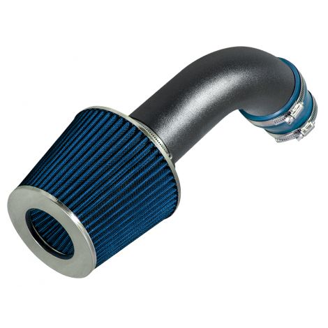 RW SERIES - MATTE BLACK PIPE BLUE - SHORT RAM INTAKE Compatible For 05-07 Volkswagen GOLF 2.0L / 06-08 JETTA/PASSAT TURBO / 06-08 AUDI A3